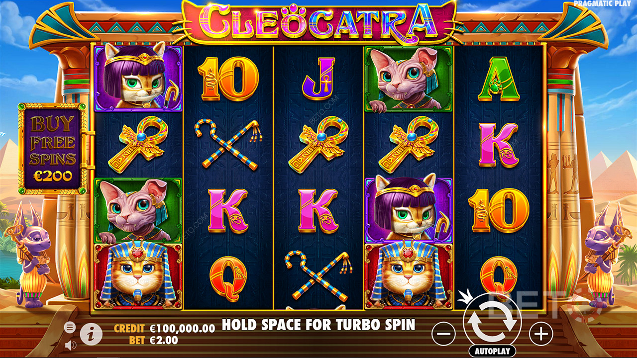 Hit Buy Free Spins to nab the bonus straight away
