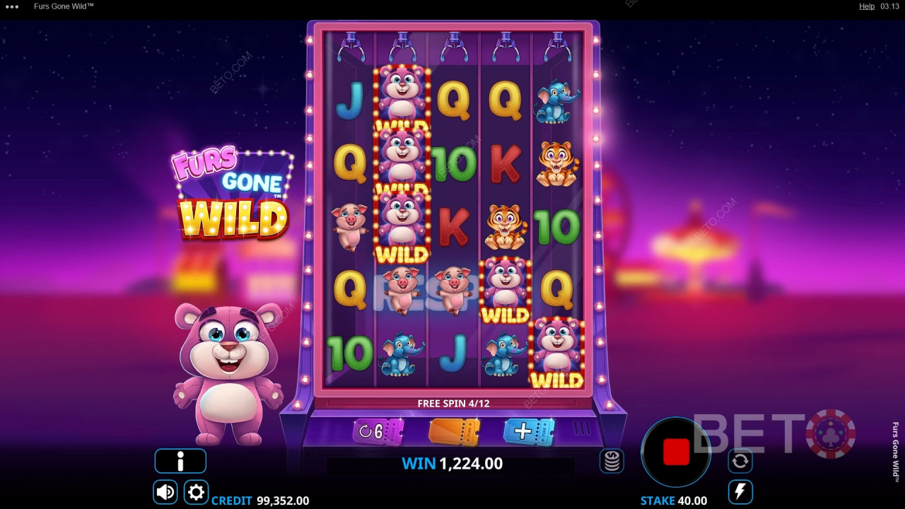 Furs Gone Wild Review by BETO Pokie