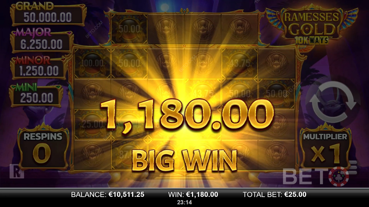 Ramesses Gold 10K Ways Review by BETO Pokie