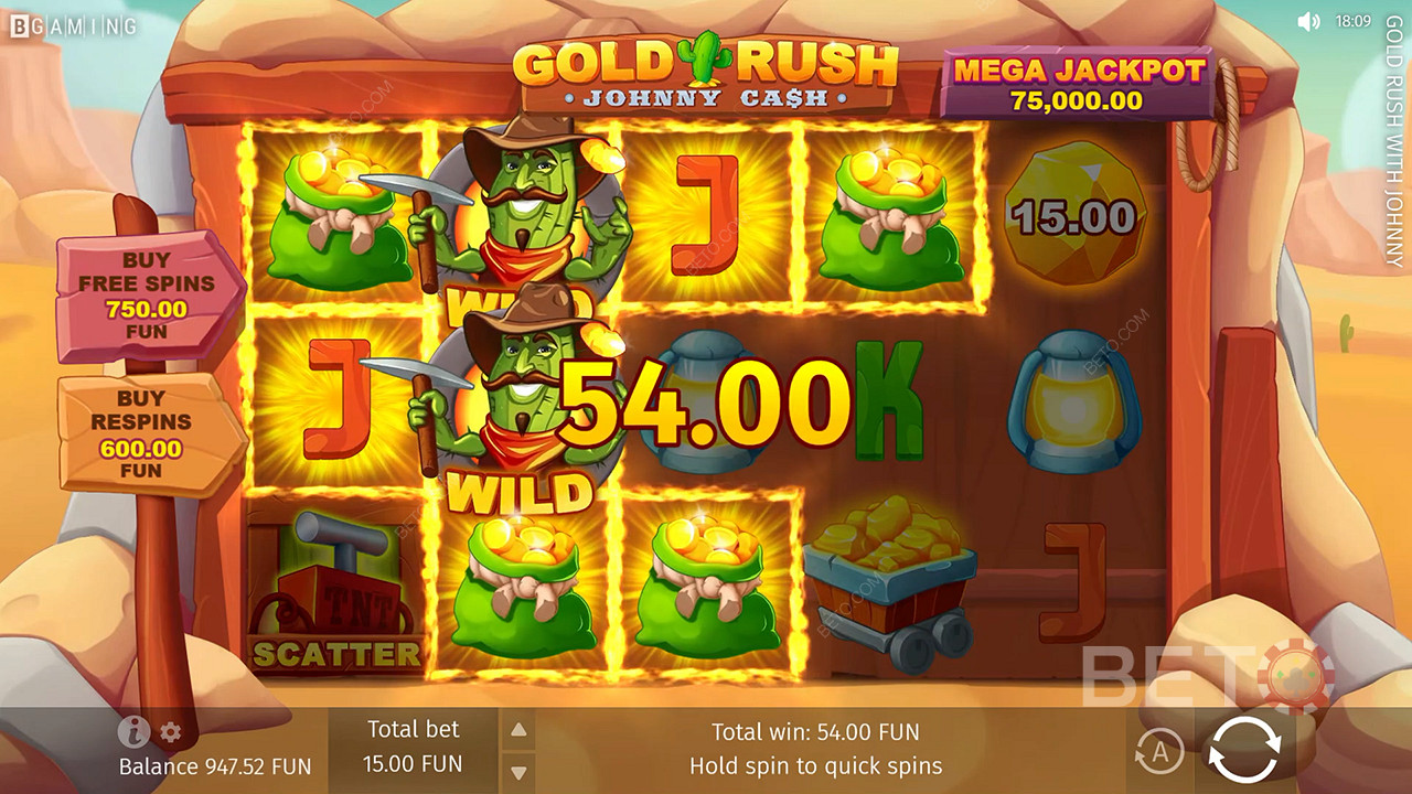 Wilds boost wins in this Kiwi gold rush pokie