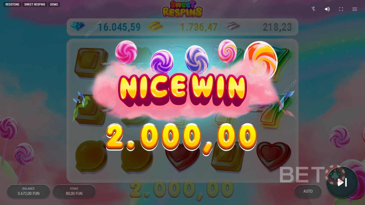 Sweet Respins Review by BETO Pokie