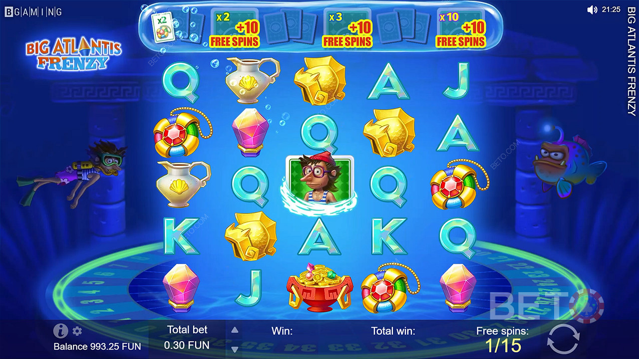 Every 4th Wild boosts Free Spins and cranks up the Win Multiplier
