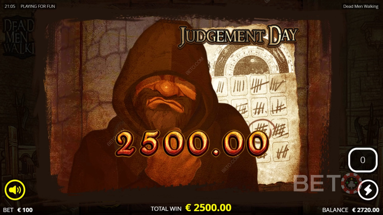 Win 25,313x Your bet in the Dead Men Walking Pokie Online!