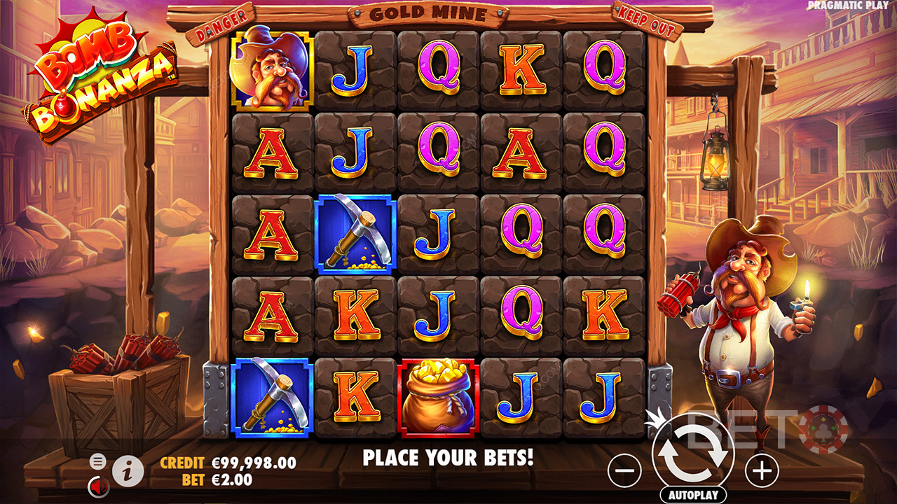 Brace for explosive wins in the Bomb Bonanza pokie machine