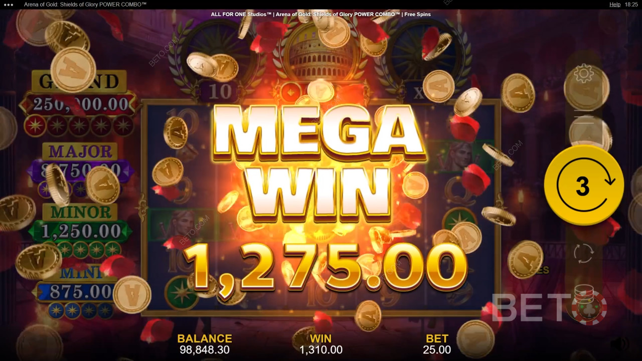 Is Arena of Gold: Shields of Glory Power Combo a Good Pokie?