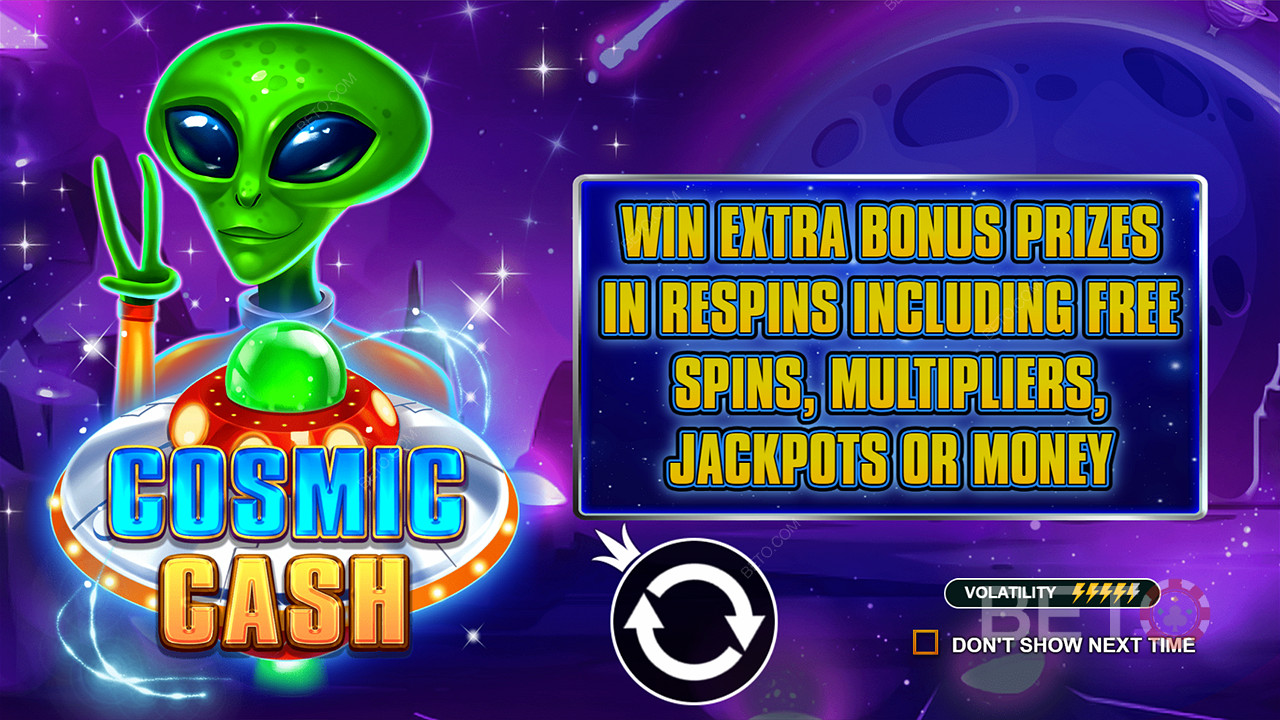 Respins packed with cash prizes, Free Spins, Multipliers, and Jackpots