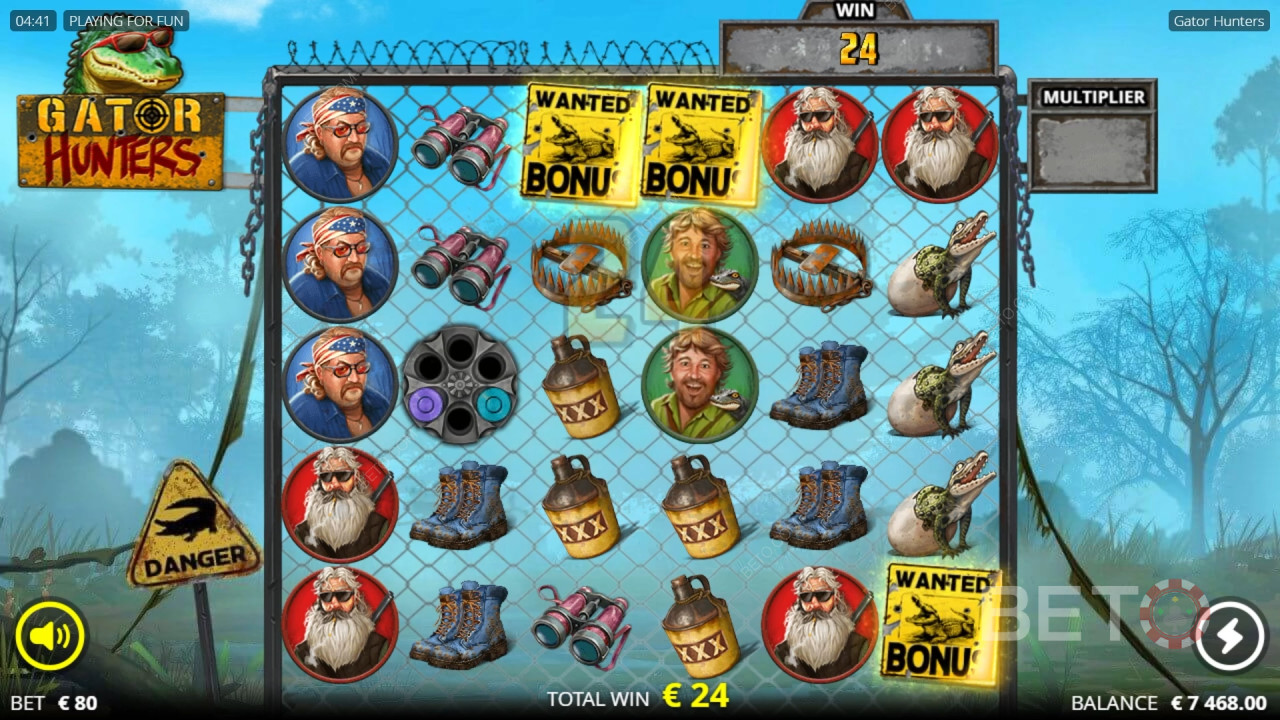 Bonus Features Explained in Gator Hunters by Nolimit City