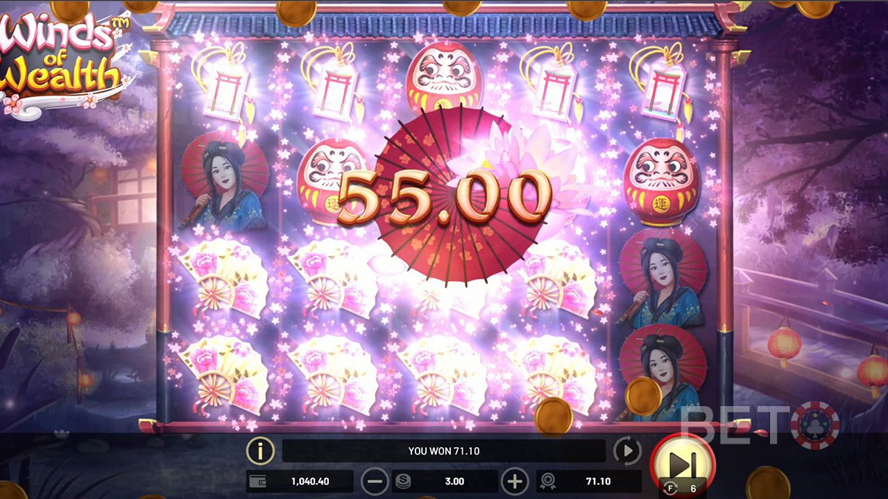 Big payouts come thick and fast in the Free Spins
