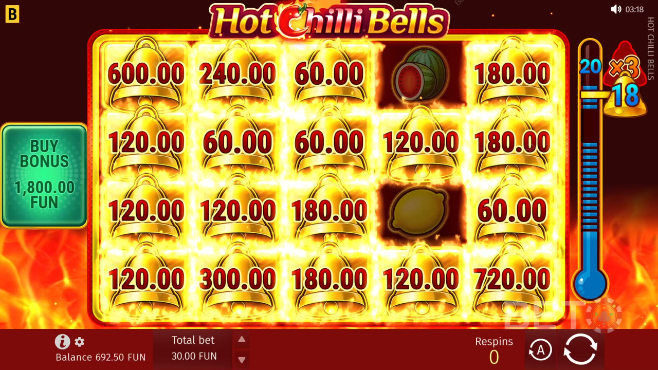 Hot Chilli Bells Review by BETO Pokie