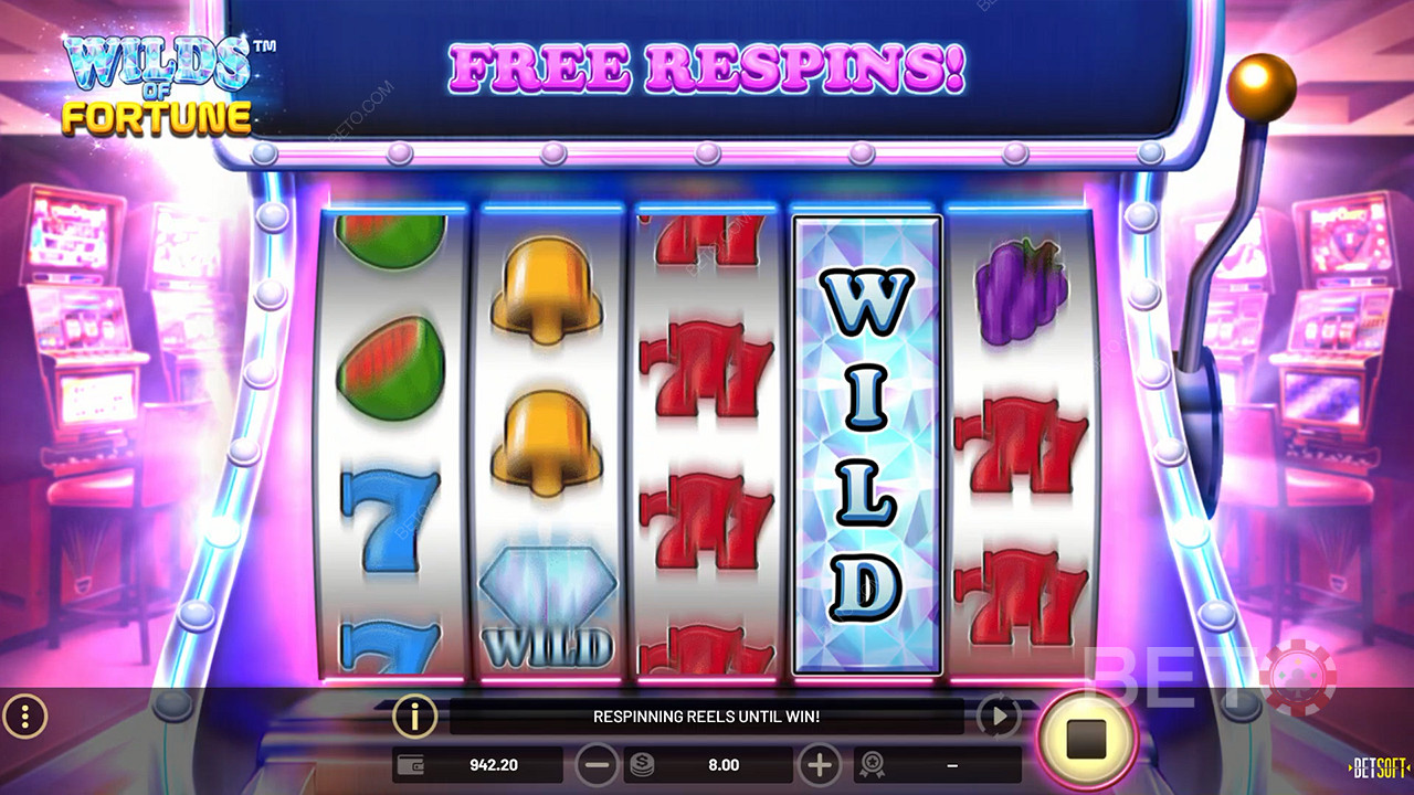 Free Respins give you a fair go at winning, even with a small wager on the line