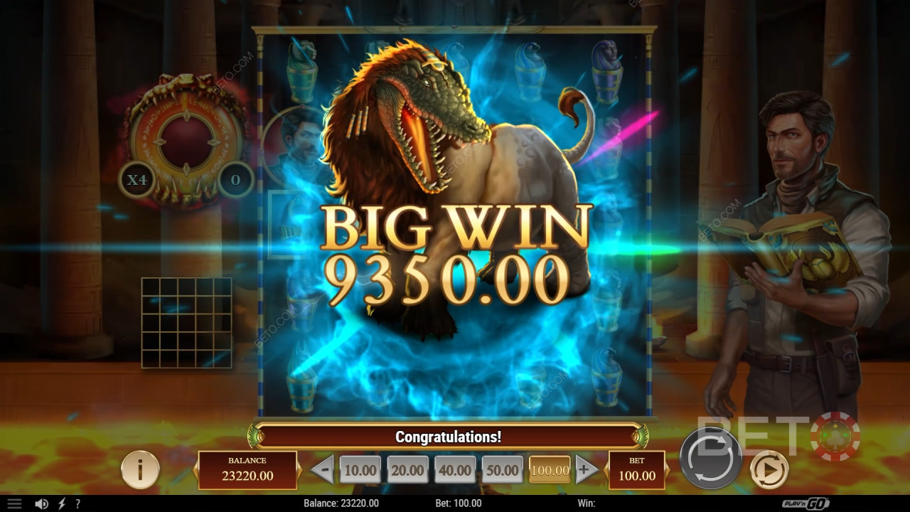 Win 5,000x Your bet in the Rich Wilde and the Tome of Dead Pokie!