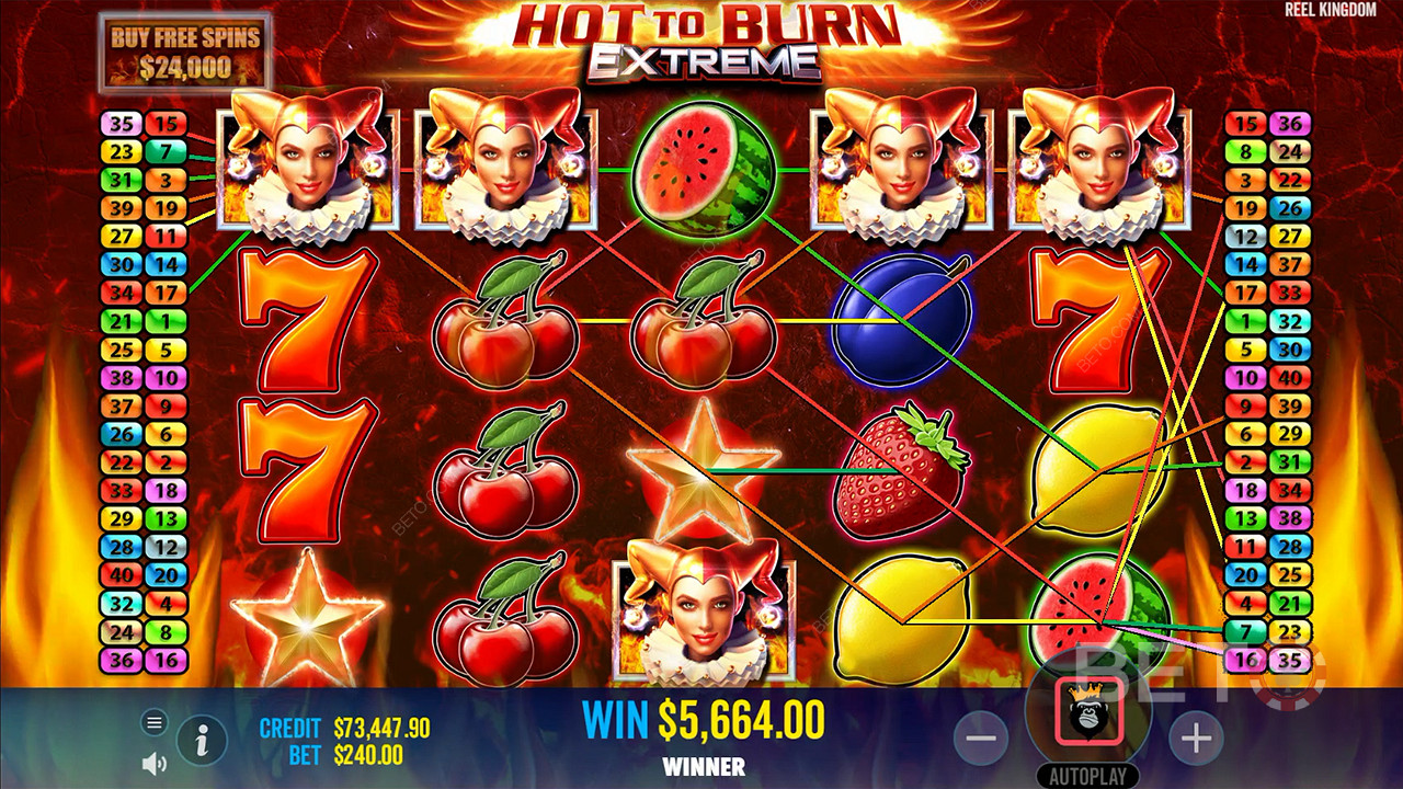 Spin now for a shot at bagging a top prize of 5,000x your total stake