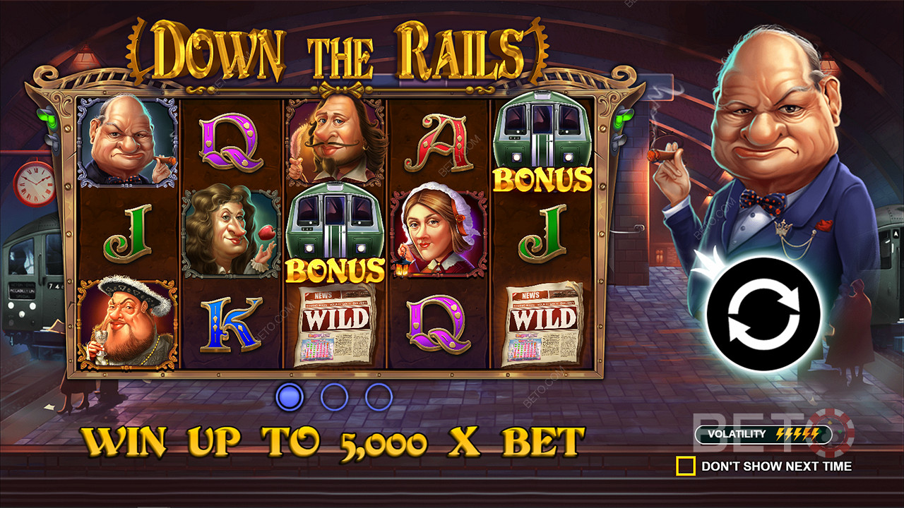 Hop aboard for a ripper ride through Victorian times in this new pokie