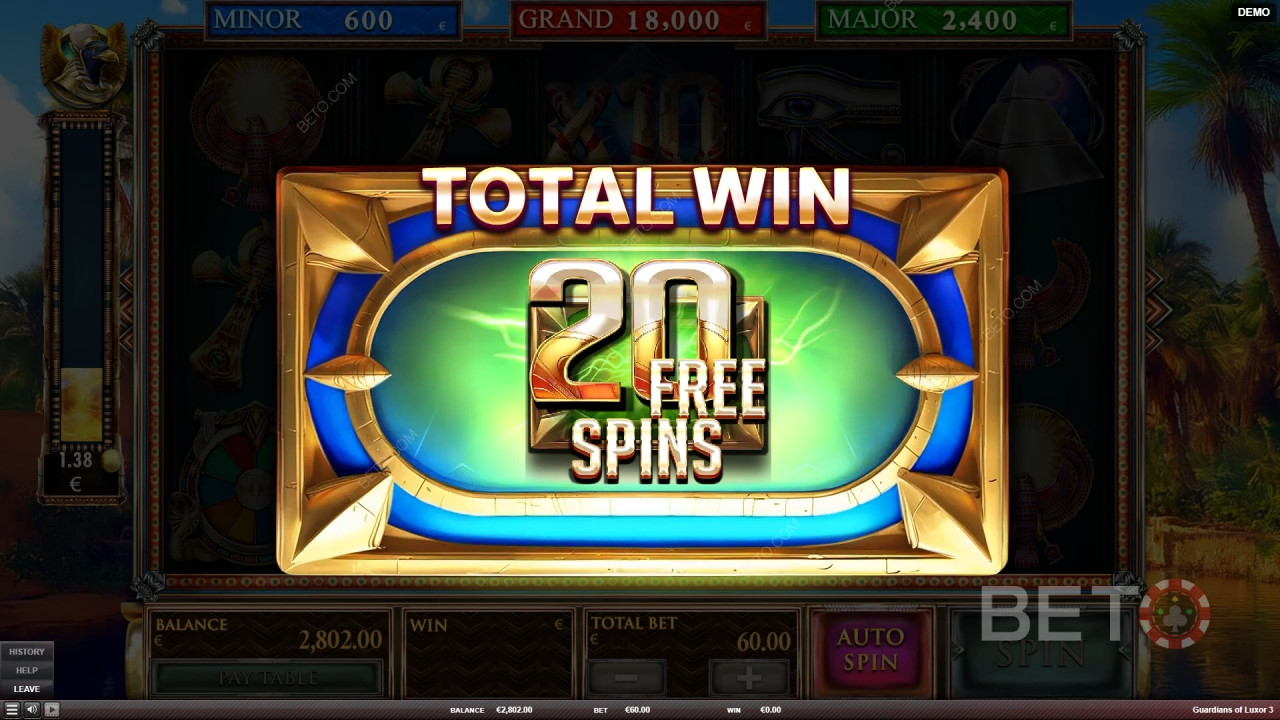 Win 2,000x Your bet in the Guardians of Luxor 3 Pokie!