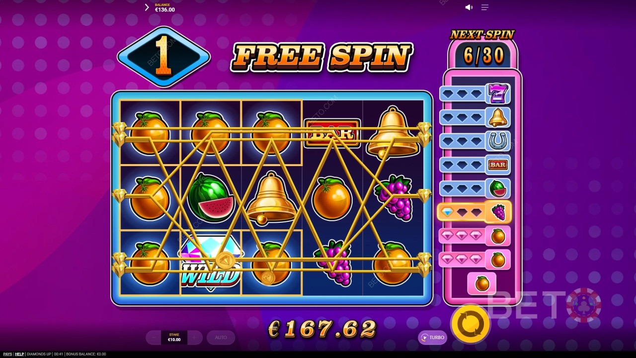 Diamonds Up Review by BETO Pokie