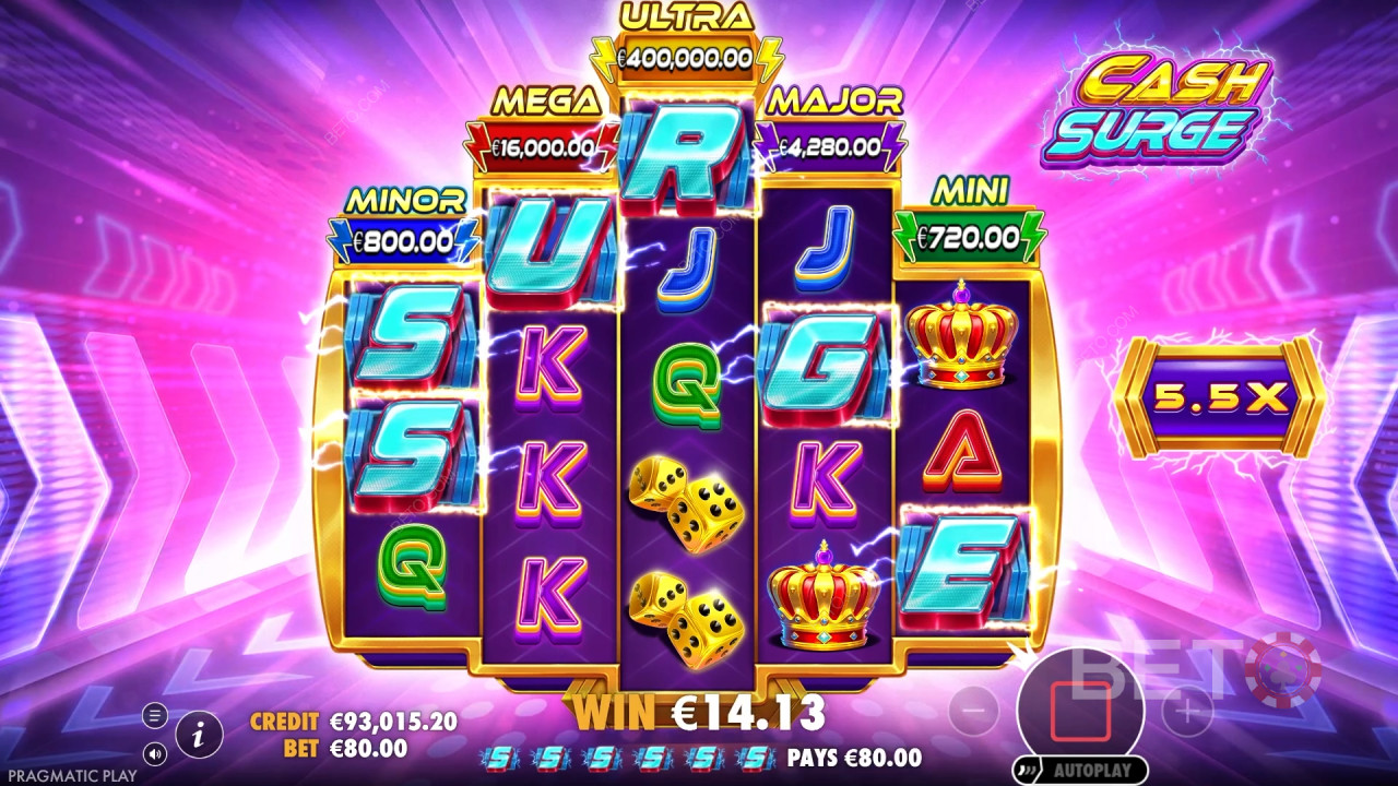 Cash Surge Review by BETO Pokie