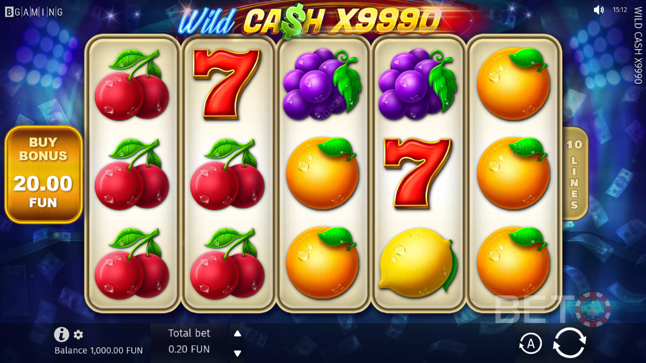 Hit the Buy Bonus button to snag the Bonus Game