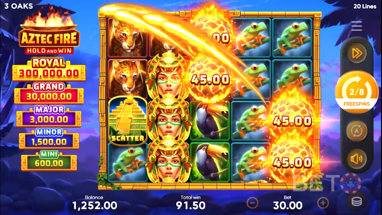 Bonus symbols drop often, making the Bonus Game a breeze to trigger