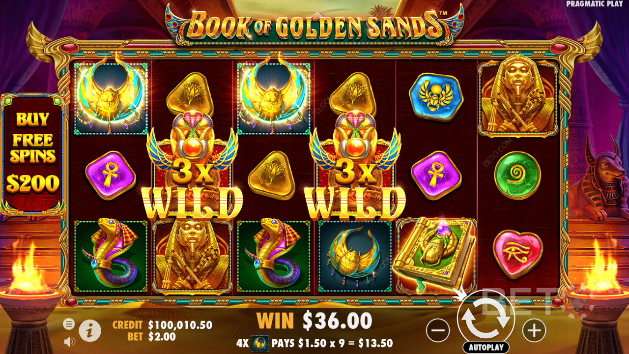 Multiplier Wilds boost payouts in the main game