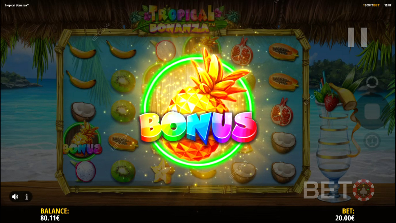 3 bonus symbols will award you Free Games