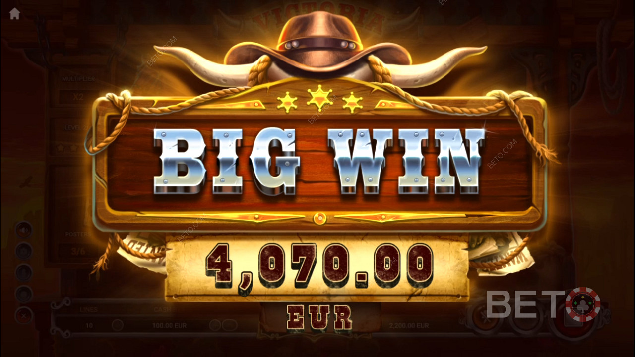 Spin now and win up to 4,000x the wager in this action-packed pokie bonanza