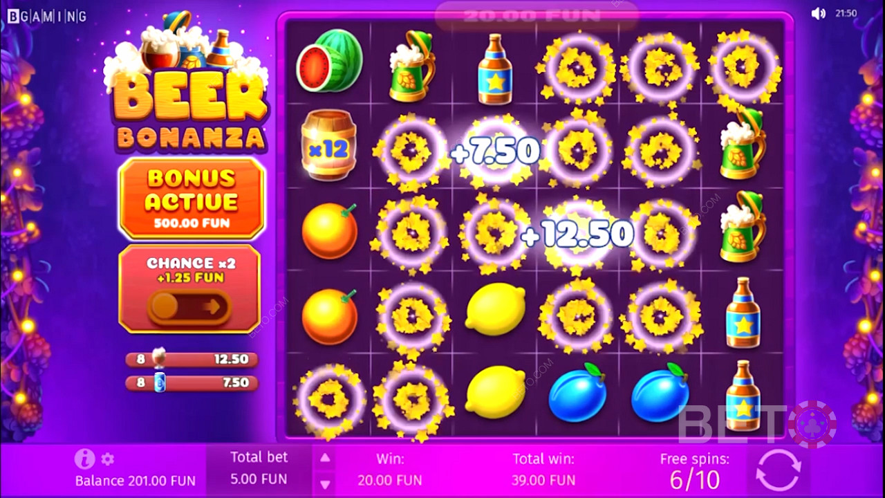 Score Bonus Rounds and nab sweet prizes and perks