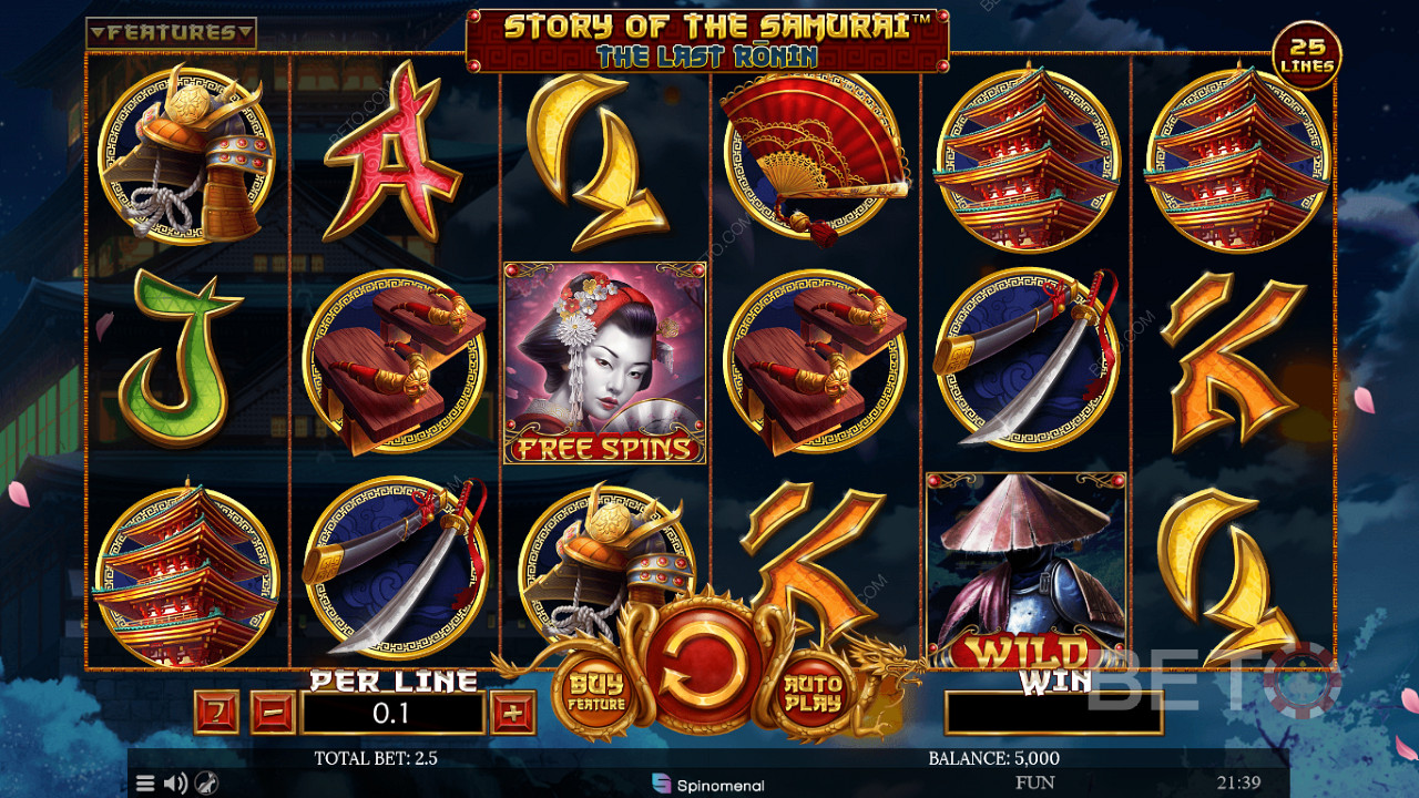 Score big in Story of The Samurai The Last Ronin pokie