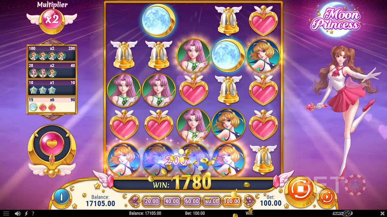 Wild symbols pop up mid-combo to boost your winning chances on the reels