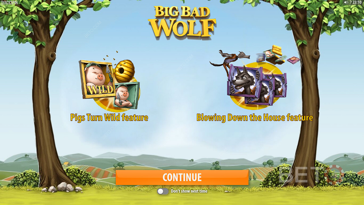 Discover thrilling twists in the Big Bad Wolf pokie