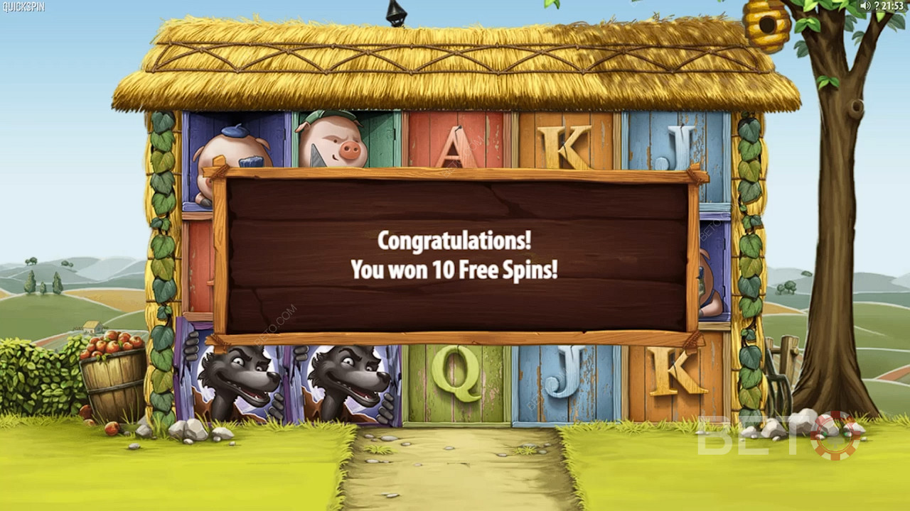 3 Scatters dish out 10 Free Spins, mate