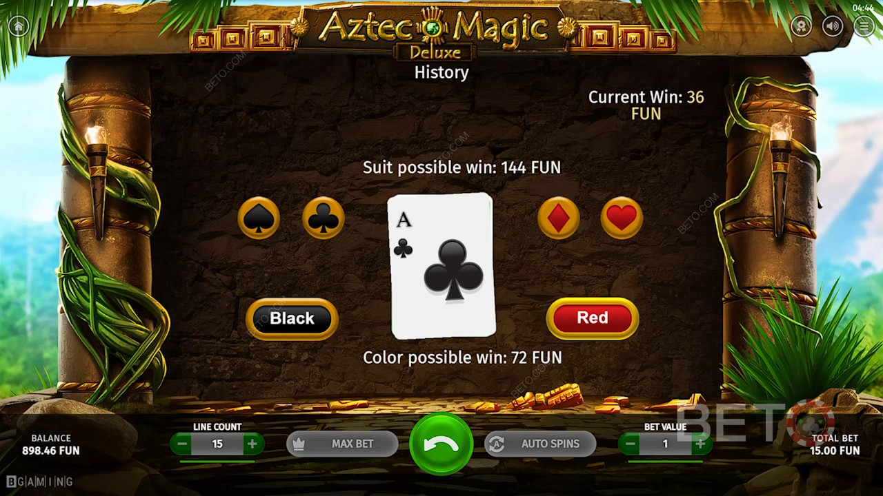 The gamble option amps up thrills and lifts winning chances