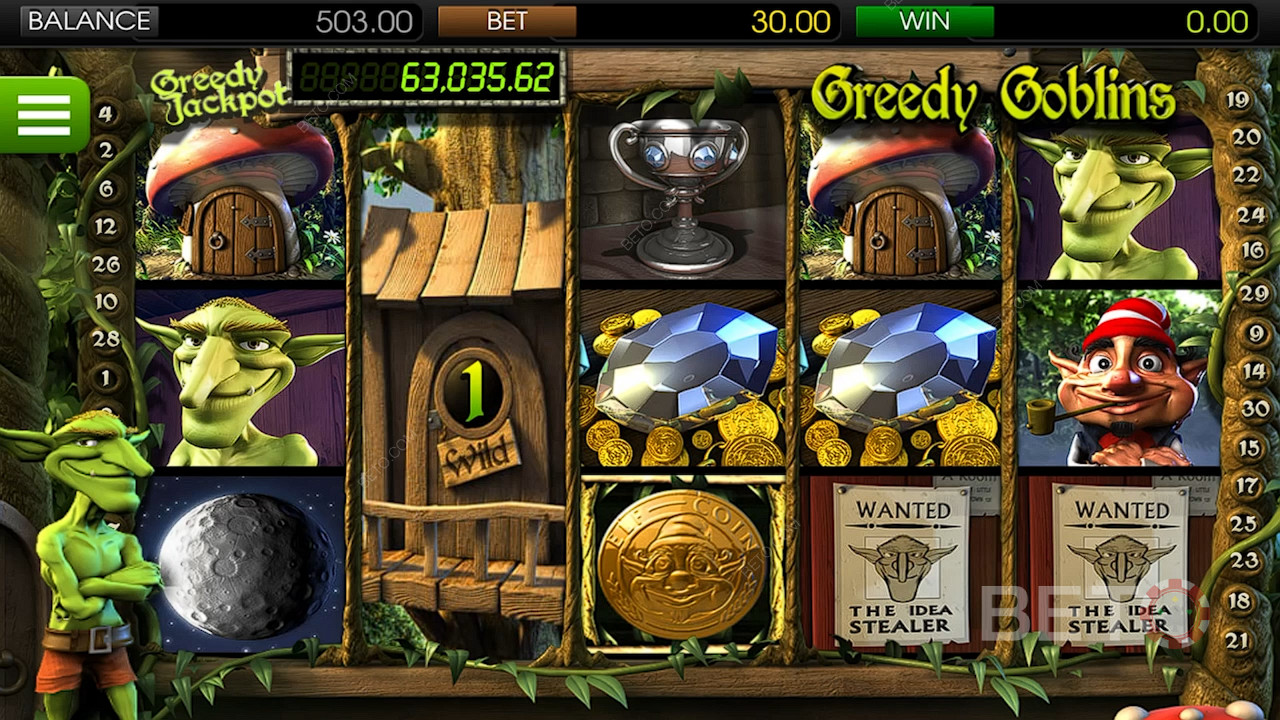 Revel in the cheeky mischief of Goblins in this classic Betsoft pokie bash