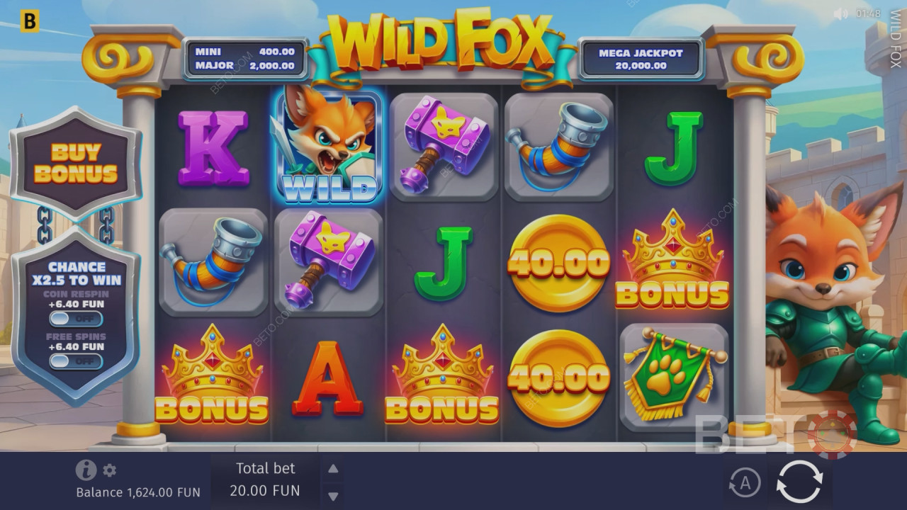 Wild Fox Review by BETO Pokie