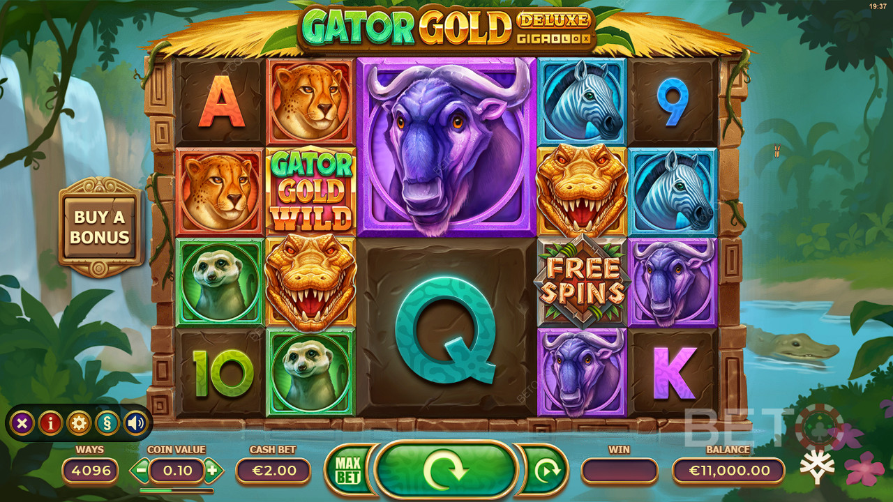 Croc Gold Deluxe Gigablox Review by BETO Pokies