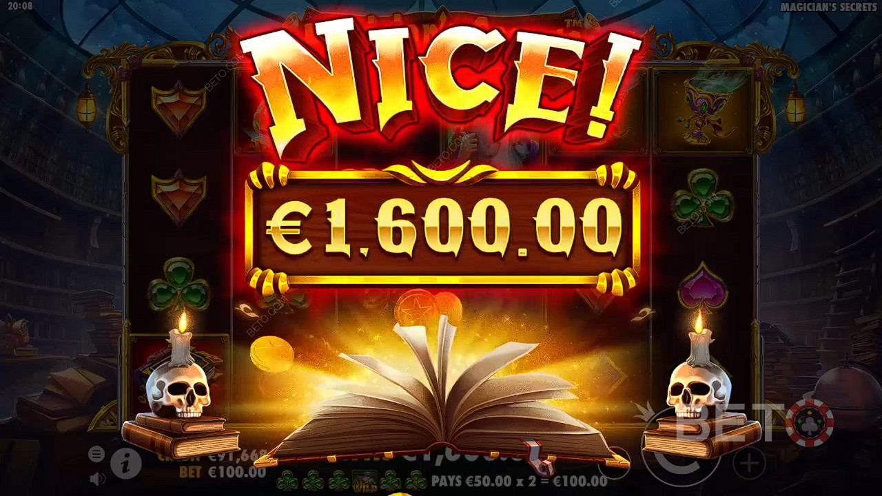 Score 5,000x Your Wager in the Magician