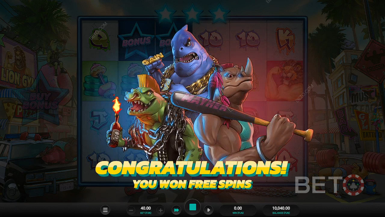 Choose your Free Spins style in the Beast Mode pokie machine