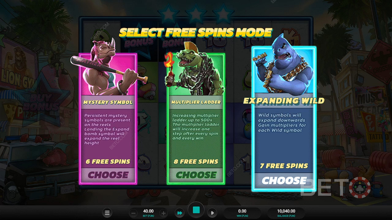 Choose your Free Spins style and score big wins