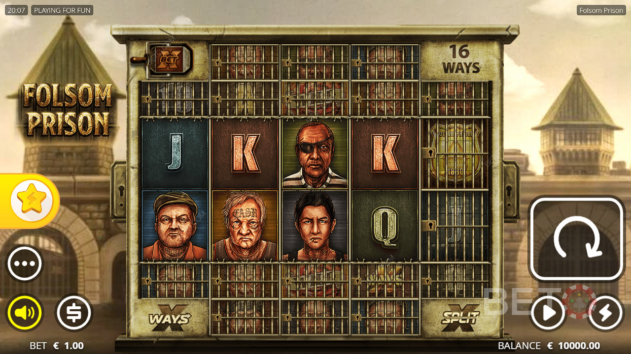 Crack the cells and score big in the Folsom Prison online pokie
