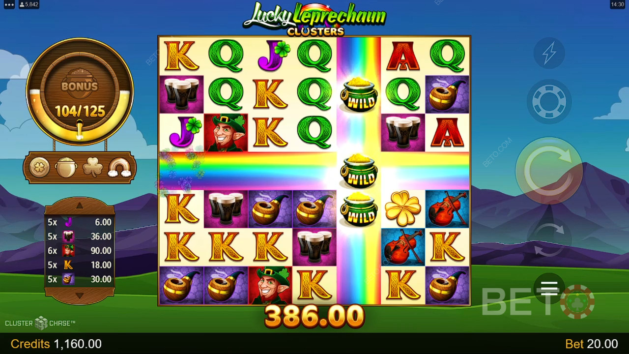 Bonus Features Unpacked in Lucky Leprechaun Clusters by Microgaming