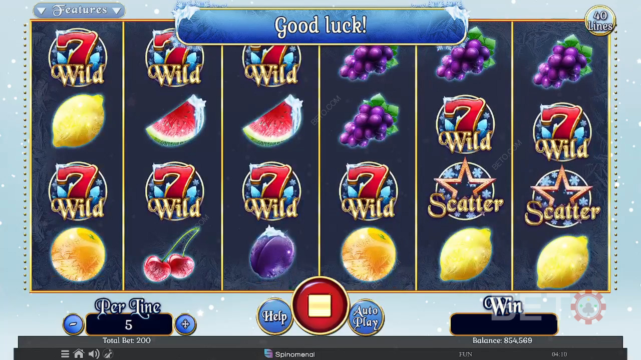Fruits On Ice Collection 40 Lines Review by BETO Pokie