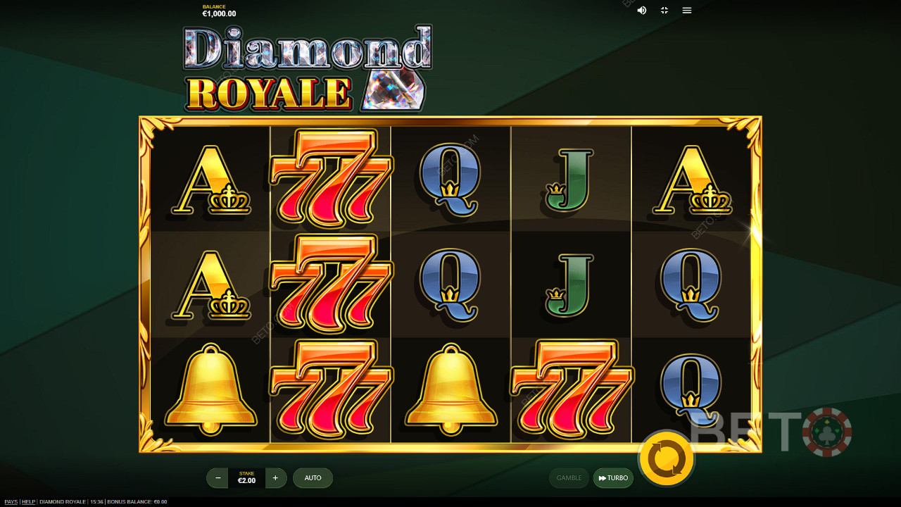 Diamond Royale Review on BETO Pokies
