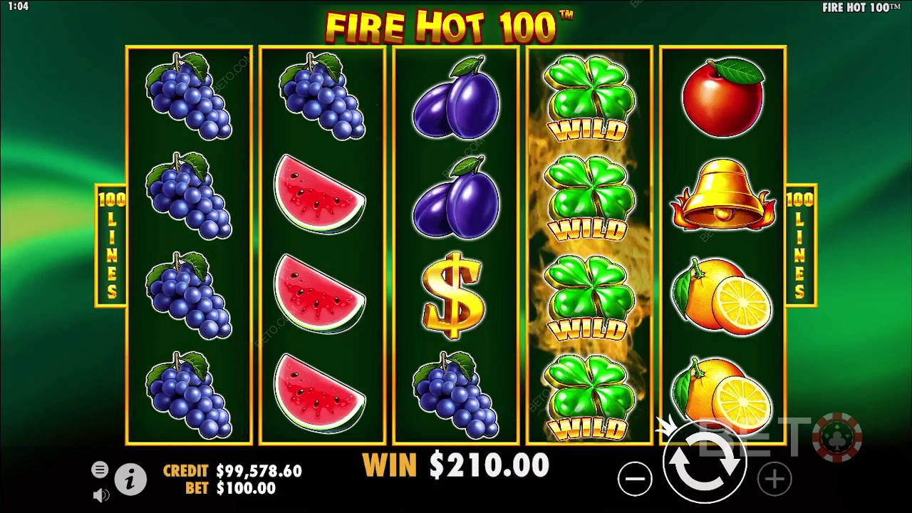 Fire Hot 100 Review by BETO Pokies
