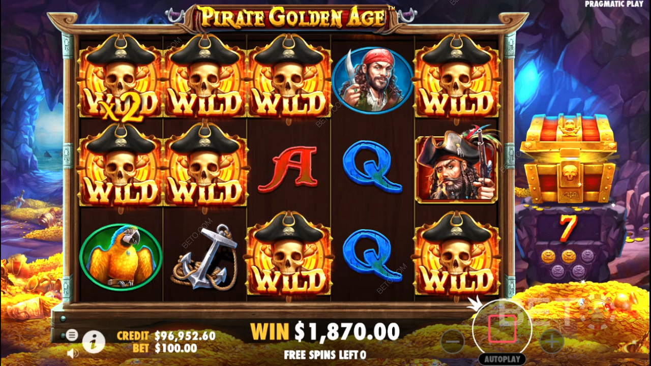 Mystery symbols morph into Wilds for massive payouts