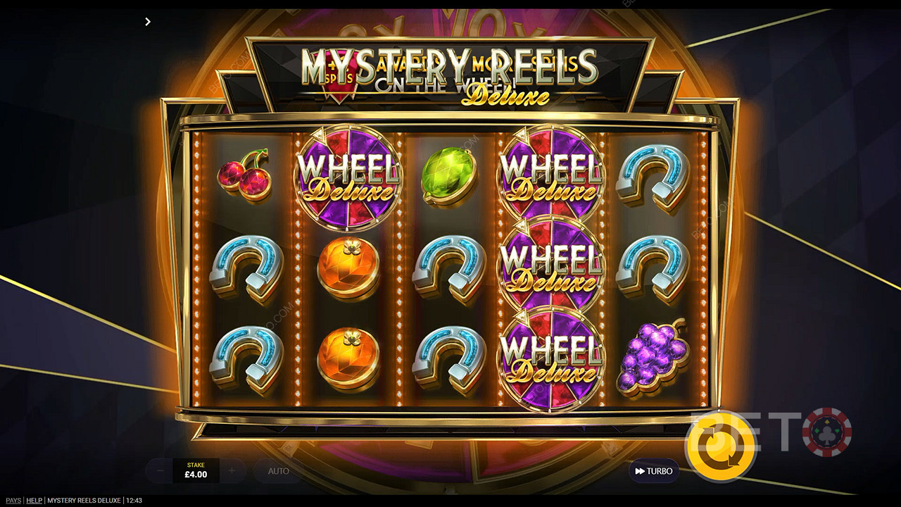 Snag 2+ Wheel Deluxe Scatters to spin the Bonus Wheel