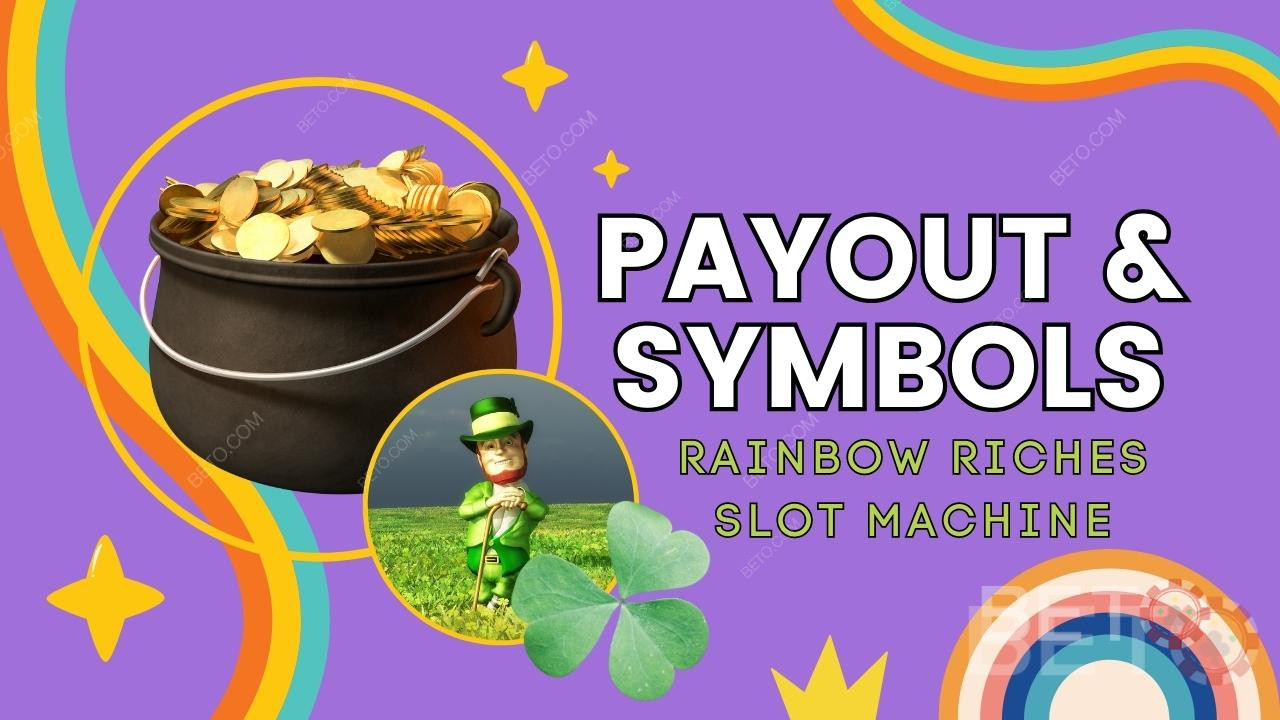 Payout and Symbols in The Rainbow Riches Pokie Explained