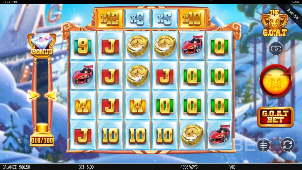 The G.O.A.T Review by BETO Pokies