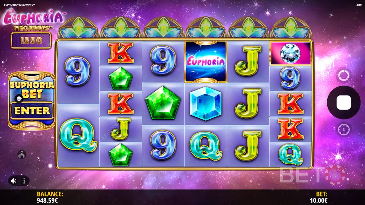 Euphoria Megaways Review on BETO Pokie