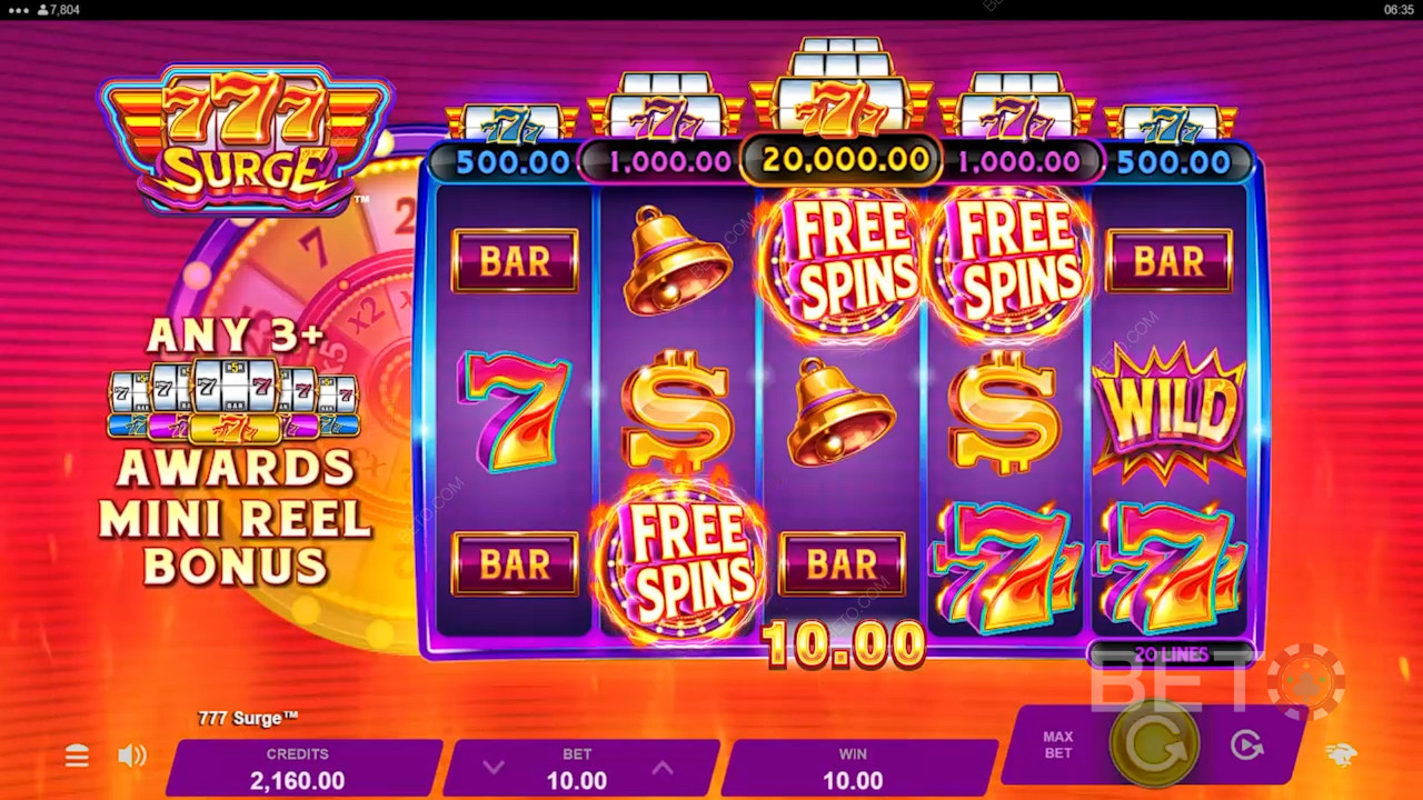 777 Surge Review by BETO Pokies