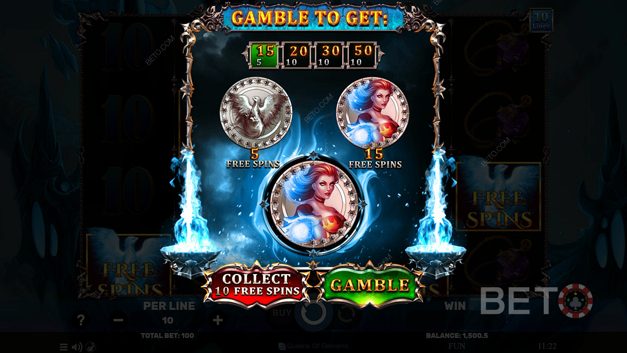 Chance more Free Spins or dive straight into the bonus
