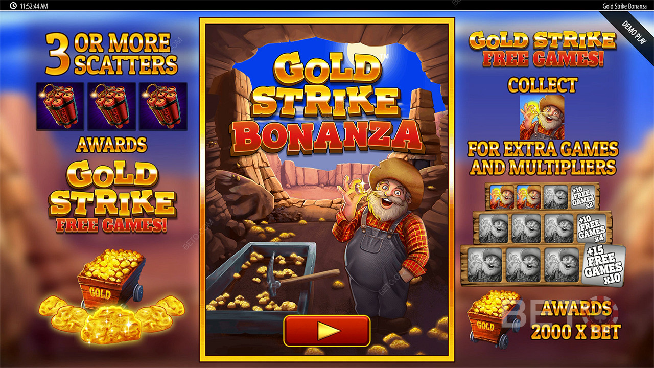Bonus Features Decoded in Gold Strike Bonanza Fortune Play by Blueprint